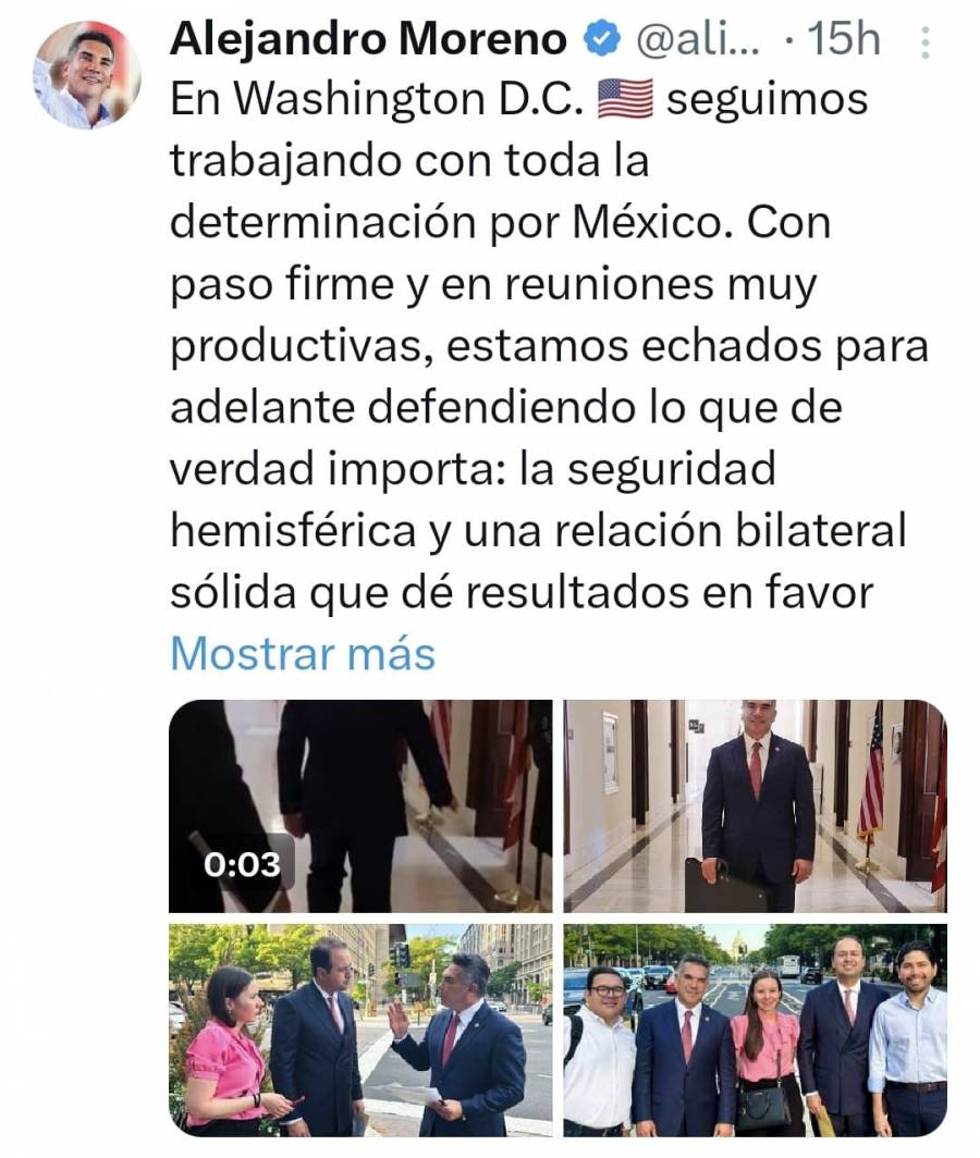 “Alito hace el ridículo en Washington”: Claudia Sheinbaum