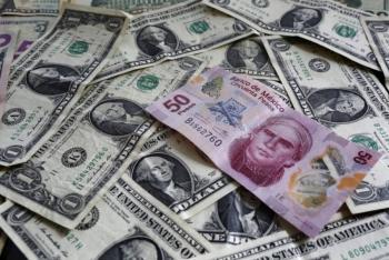 Peso mexicano pierde terreno ante fortalecimiento del d&oacute;lar