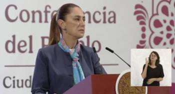 Sheinbaum acusa a opositores de desear que le vaya mal al pa&iacute;s
