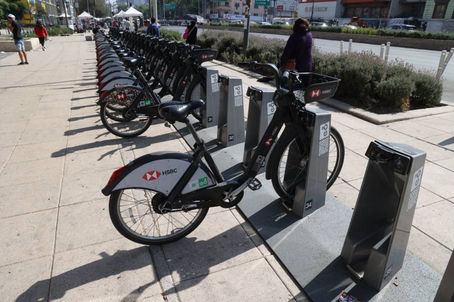Estación de Ecobici en Buenavista, la más utilizada de todo el sistema