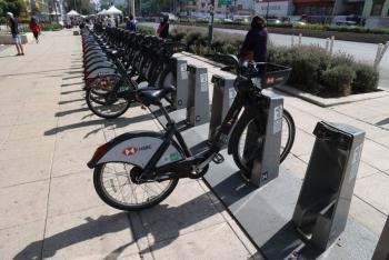 Estaci&oacute;n de Ecobici en Buenavista, la m&aacute;s utilizada de todo el sistema