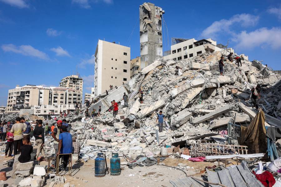 Israel destruye otro gran edificio de viviendas en Gaza