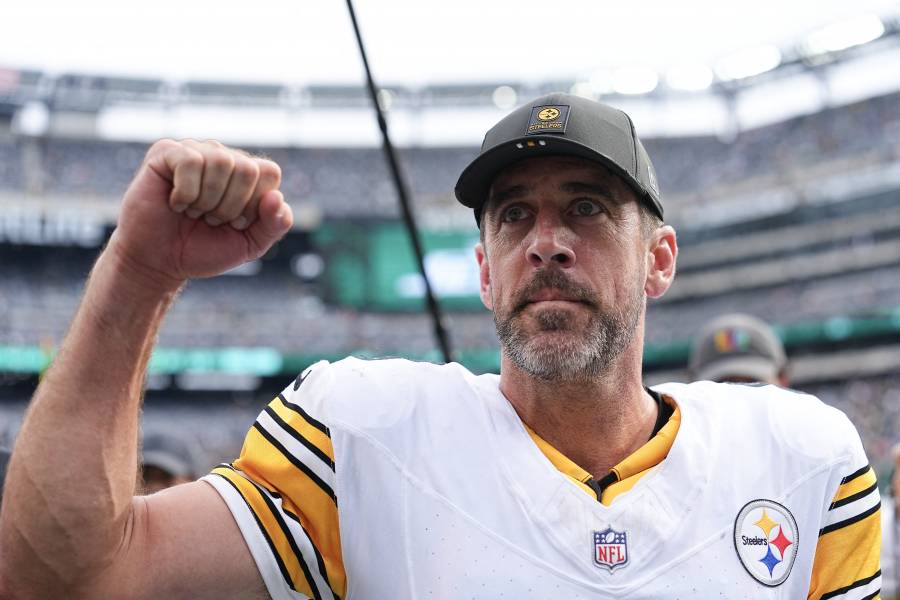 Aaron Rodgers lidera remontada de Steelers ante Jets