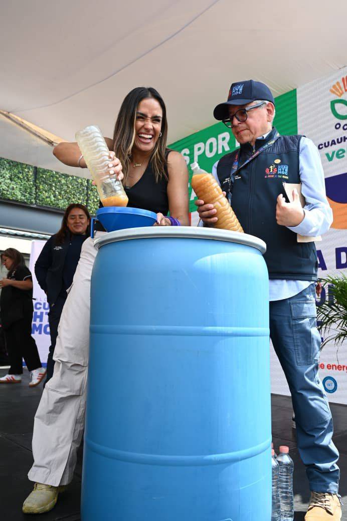Cuauhtémoc impulsa recolección de colillas y programa pionero de captación de aceites de cocina