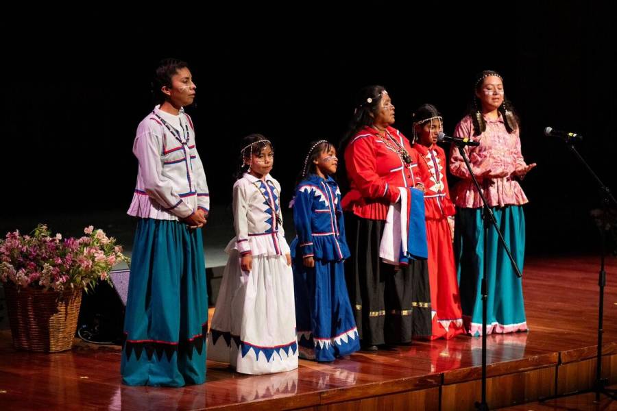 Mujeres indígenas protagonizan histórico concierto en Bellas Artes
