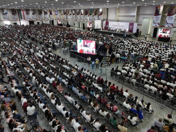 Sheinbaum anuncia Tren Saltillo-Nuevo Laredo y destaca logros de la Cuarta Transformaci&oacute;n