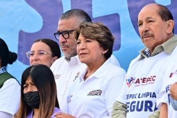 La gobernadora Delfina G&oacute;mez rompe R&eacute;cord Guinnes por recolecci&oacute;n de basura