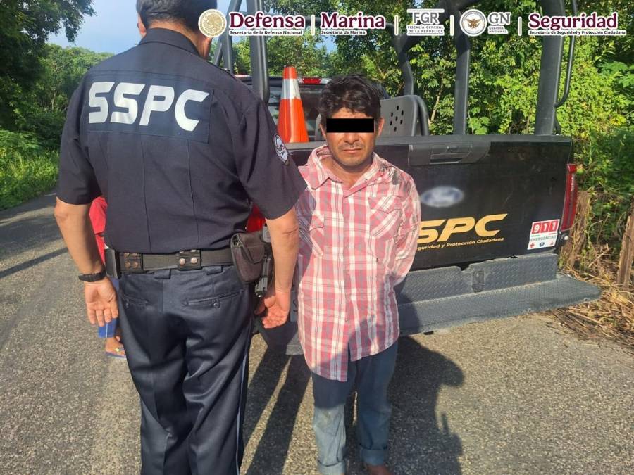 Detienen en Tabasco a presunto responsable de multihomicidio y rescatan a siete menores