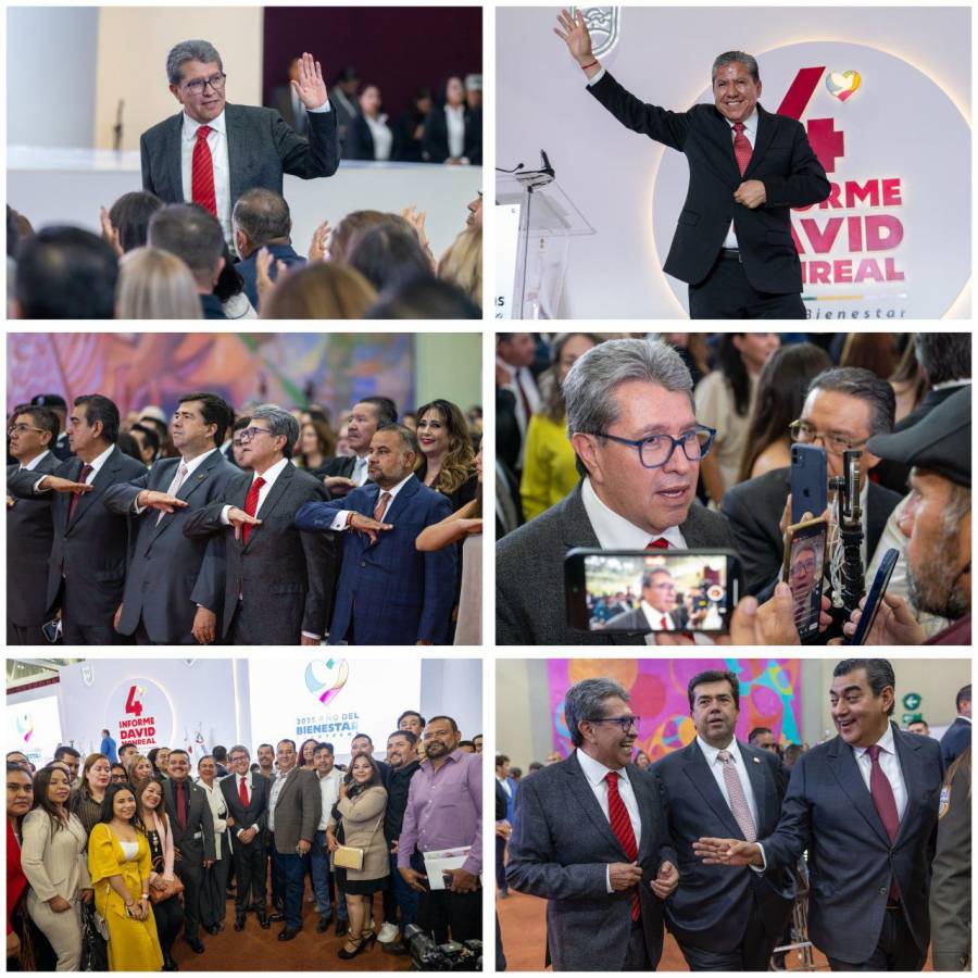 Ricardo Monreal da espaldarazo a su hermano en su informe de gobierno de Zacatecas