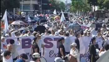Se pacificar&aacute; Sinaloa dice presidenta tras marcha multitudinaria