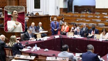 Comisi&oacute;n de Relaciones Exteriores de Per&uacute; aprob&oacute; moci&oacute;n para declarar persona non grata a la presidenta de M&eacute;xico