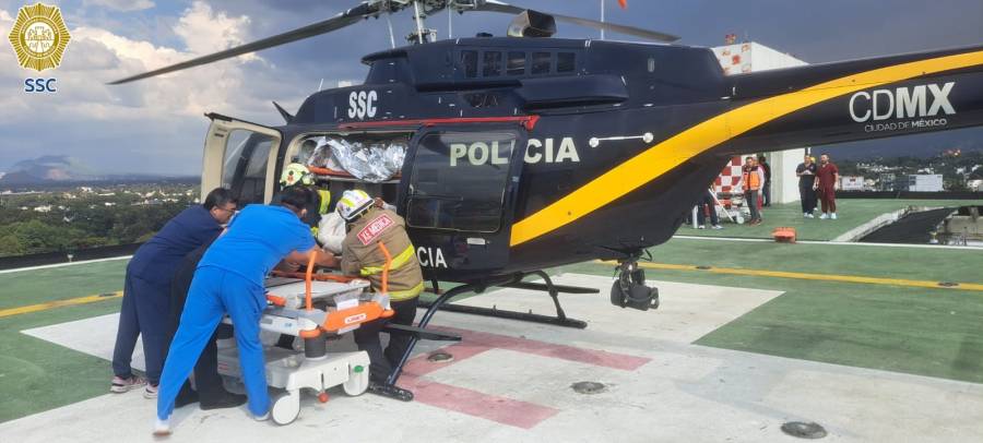 Lista de traslado de heridos por explosión en Puente de la Concordia