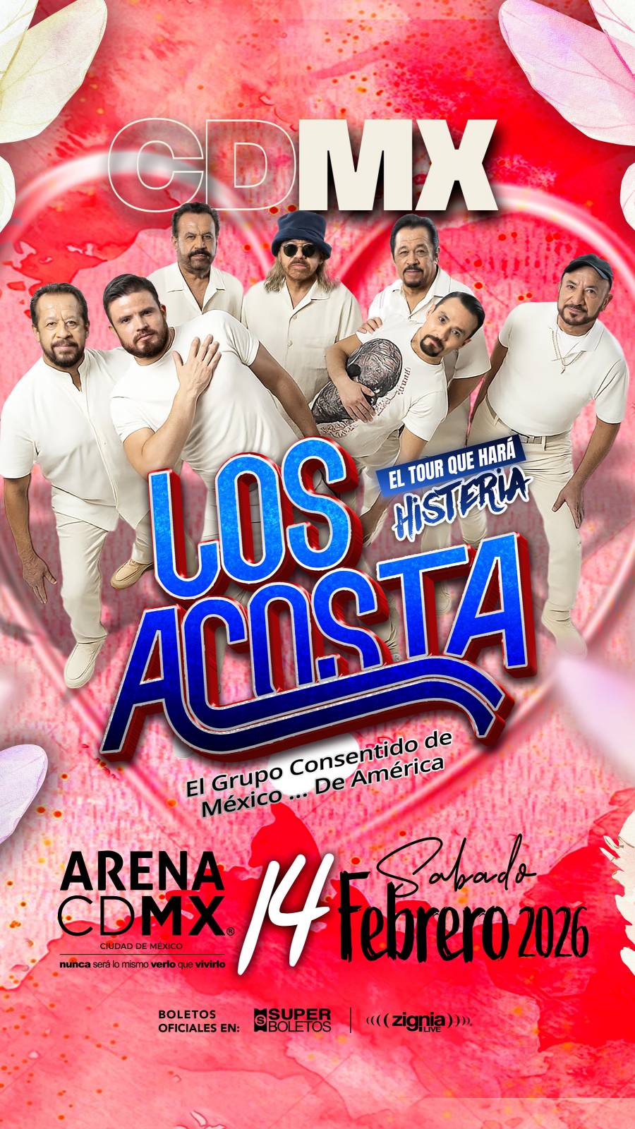 LOS ACOSTA EL GRUPO CONSENTIDO DE M&Eacute;XICO… DE AM&Eacute;RICA
