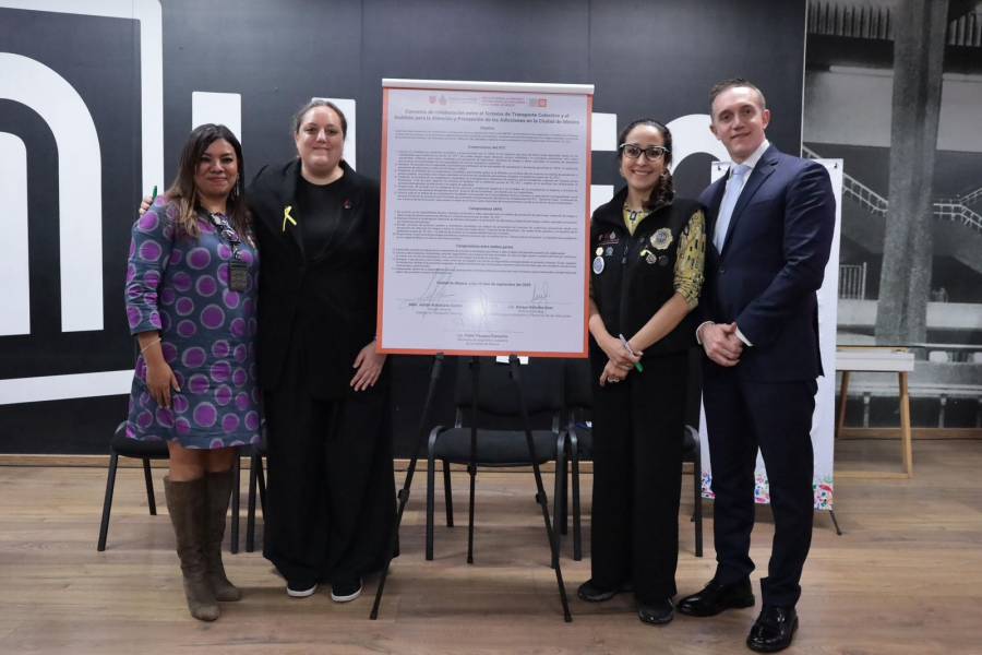 A favor de la salud mental del p&uacute;blico usuario, Metro y IAPA suscriben convenio de colaboraci&oacute;n