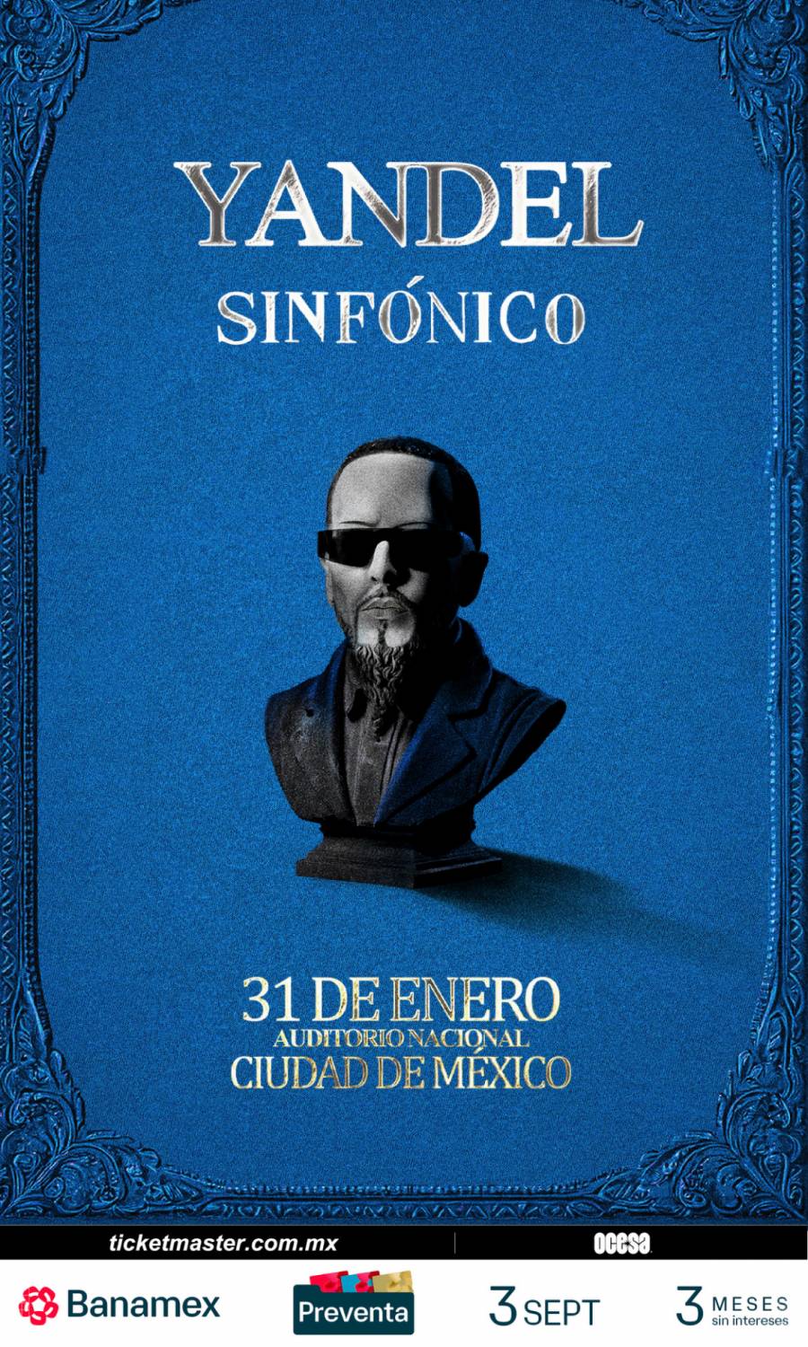 Yandel anuncia show sinfónico en Ciudad de México