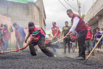 Alcalde Janecarlo Lozano reporta m&aacute;s de 53 mil baches reparados en Gustavo A. Madero