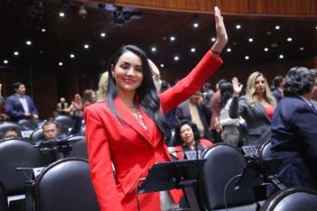Gabriela Jim&eacute;nez Godoy respalda aumento al IEPS en bebidas azucaradas dentro del Paquete Econ&oacute;mico 2026