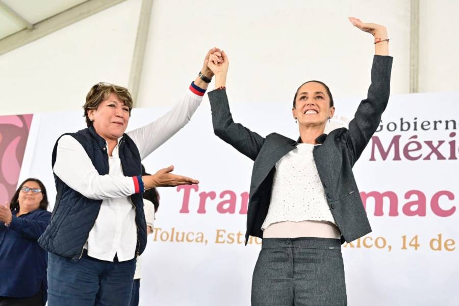 Delfina Gómez agradece apoyo federal y reafirma compromiso de trabajar con Sheinbaum