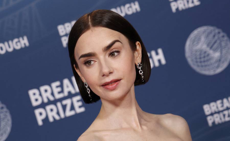 Preocupa el estado f&iacute;sico de Lily Collins tras su aparici&oacute;n en desfile de Calvin Klein
