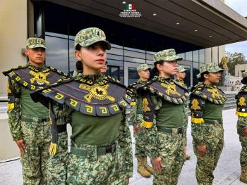 Estos son los uniformes para el Desfile Militar 2025, el primero encabezado por Claudia Sheinbaum