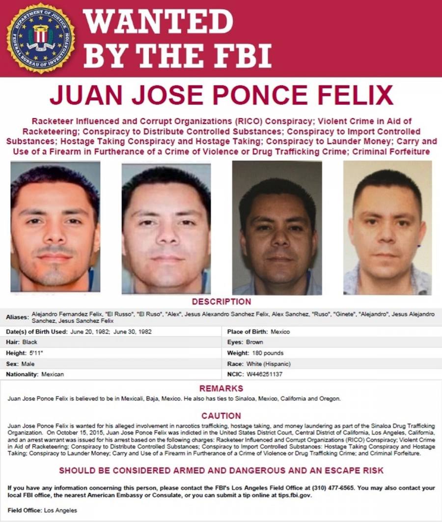 EU busca a líder de ‘Los Rusos’ y del cártel de Sinaloa con recompensa millonaria