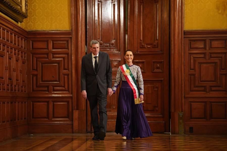 Vestido usado por Sheinbaum en Grito, es una obra artesanal