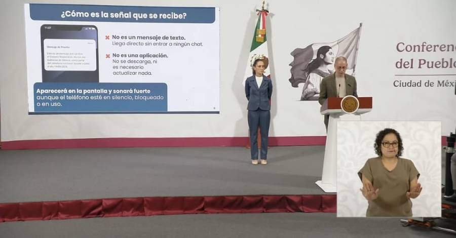 Más de 80 millones de celulares recibirán alerta sísmica nacional el 19 de septiembre