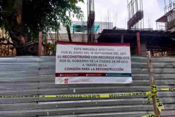 Gobierno de CDMX promete concluir reconstrucci&oacute;n de viviendas del sismo 2017 en 2026
