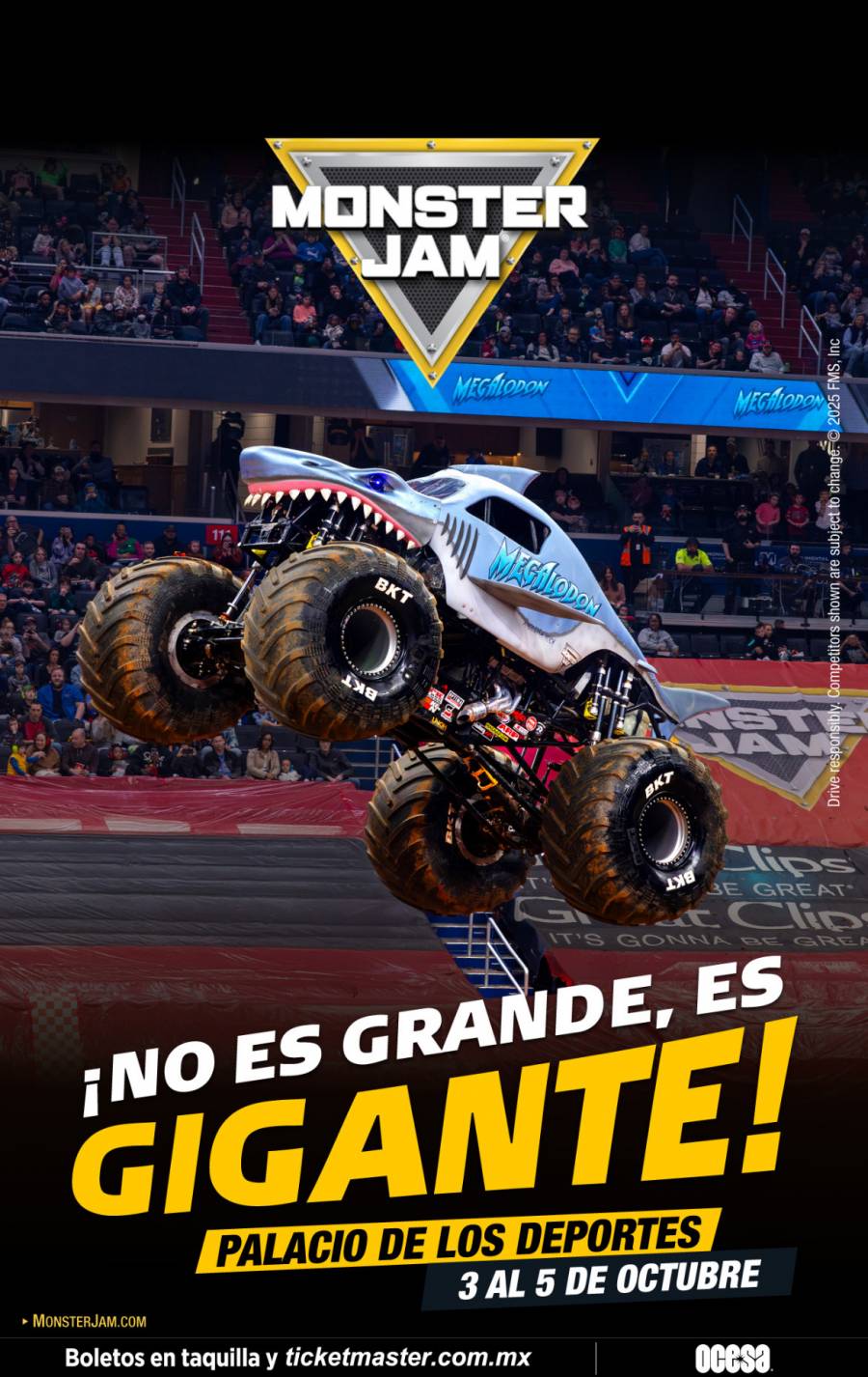 Regresa la adrenalina al máximo a la CDMX con Monster Jam