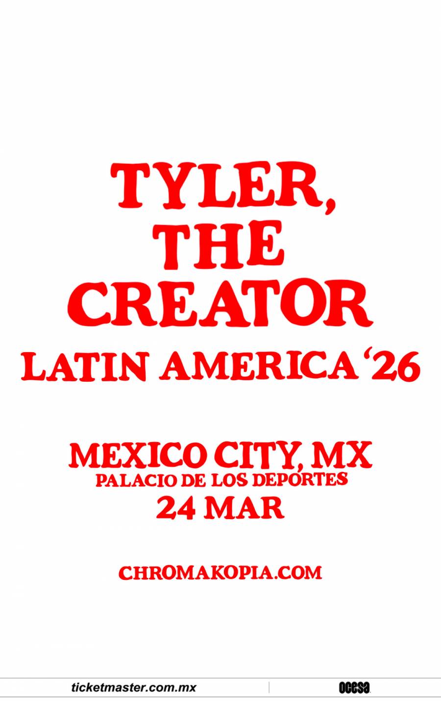 ¡TYLER, THE CREATOR ANUNCIA LAS FECHAS DE SU GIRA POR LATINOAMÉRICA!