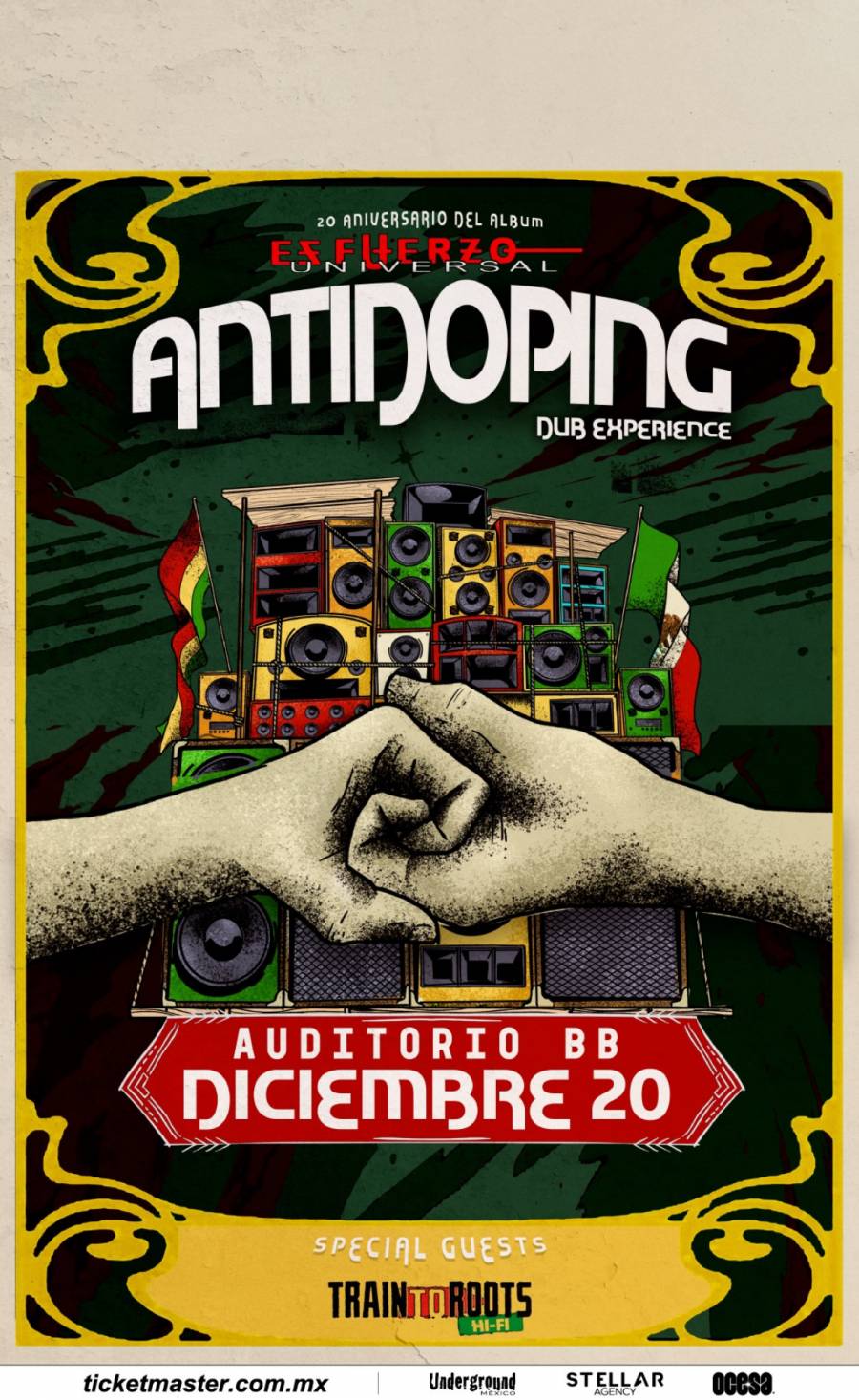 Antidoping celebrar&aacute; el 20 aniversario del disco Esfuerzo Universal con un show imperdible en la CDMX