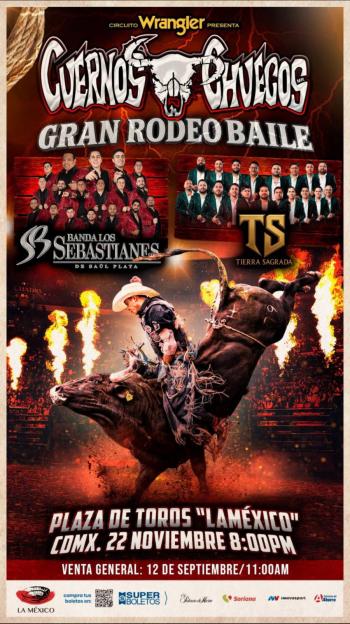 Se presenta en La M&eacute;xico la gira “Gran Rodeo Baile Cuernos Chuecos”