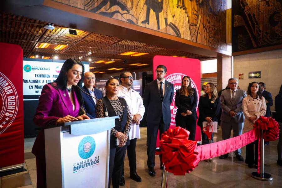 Diputados inauguran exposición sobre violaciones a derechos humanos en salud mental en San Lázaro