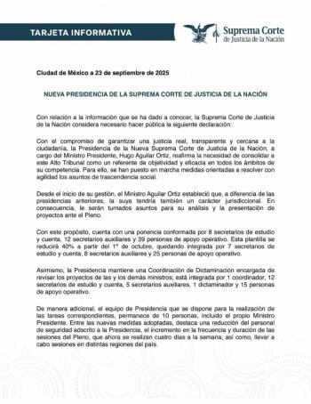 Choque entre ministros; unos van por transparencia, otros por seguridad de funcionarios de la FGR