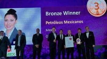 Refiner&iacute;a Olmeca obtiene premio internacional, 