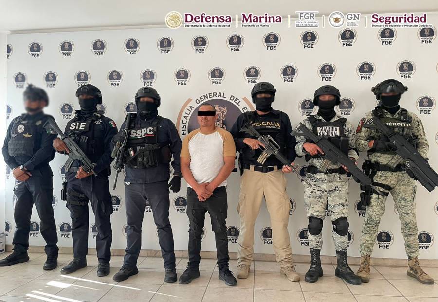 Detienen a Genaro “N” alias “El Silencio”, presunto generador de violencia en Guanajuato y Michoacán