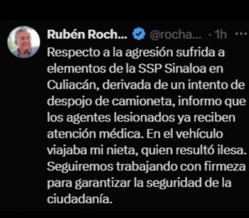 Ataque a camioneta donde iba nieta de gobernador de Sinaloa, ser&iacute;a por intento de robo de veh&iacute;culo: Claudia Sheinbaum