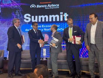 Banco Azteca y COPARMEX se unen frente a la revisi&oacute;n del T-MEC
