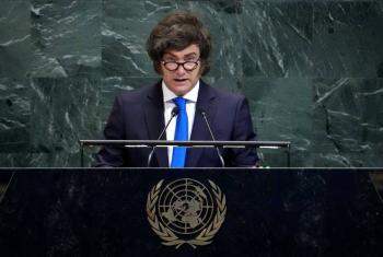 Milei elogia a Trump en la ONU por tomar 