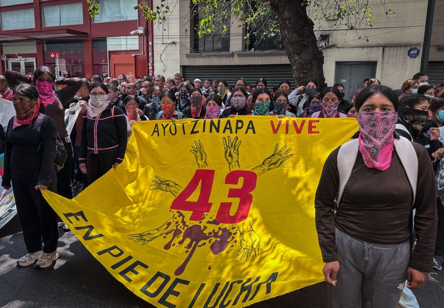 A once años de la desaparición de los normalistas de Ayotzinapa, persiste la exigencia de verdad y justicia