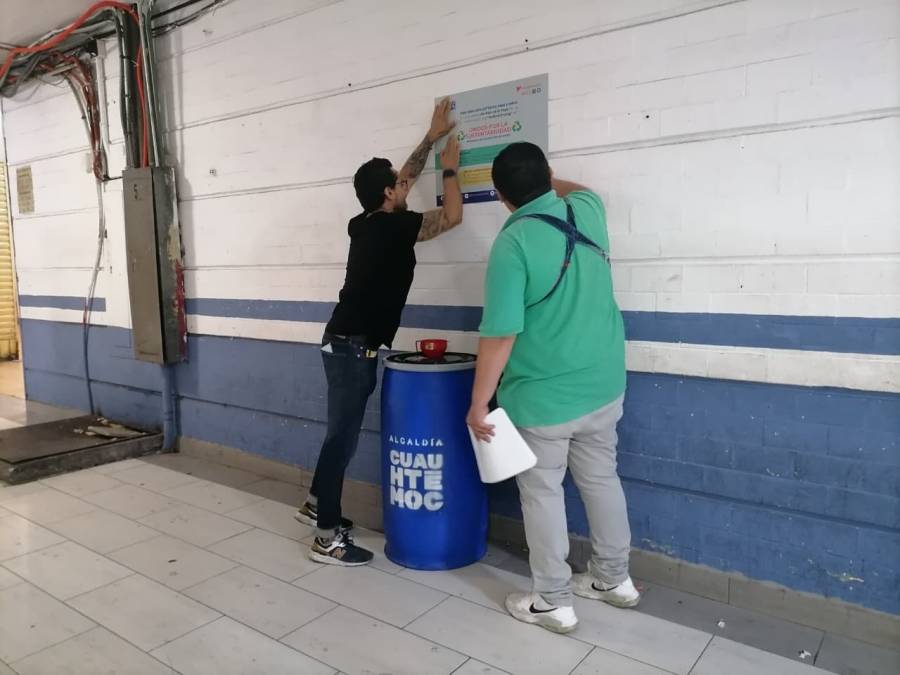 En Cuauht&eacute;moc instalan contenedores para reciclar aceite de cocina usado