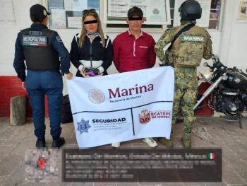 Capturan en Ecatepec a dos presuntos miembros colombianos de “La Chokiza” durante operativo conjunto