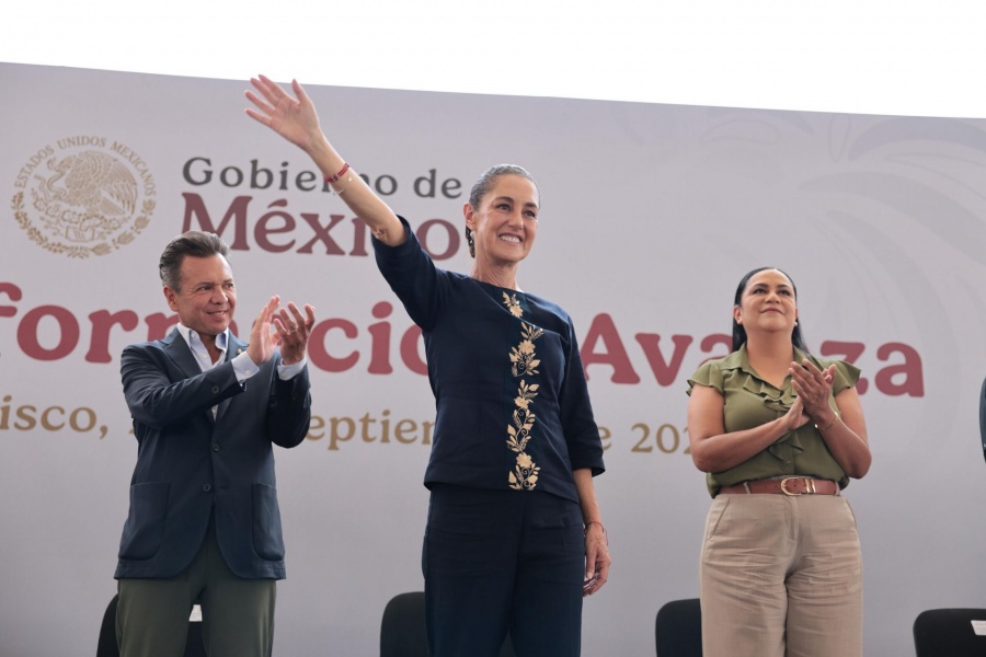 Lemus responsabiliza a simpatizantes externos de Morena por abucheos en acto con Sheinbaum