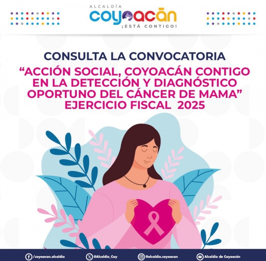 Coyoacán lanza campaña gratuita de detección de cáncer de mama