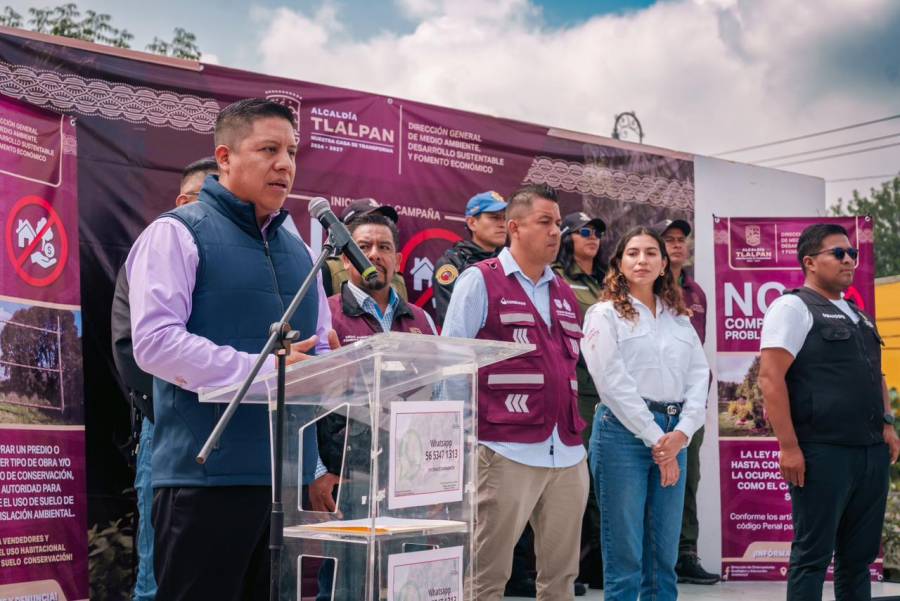 Tlalpan lanza campaña “No compres problemas” para frenar compra irregular de predios en suelo de conservación