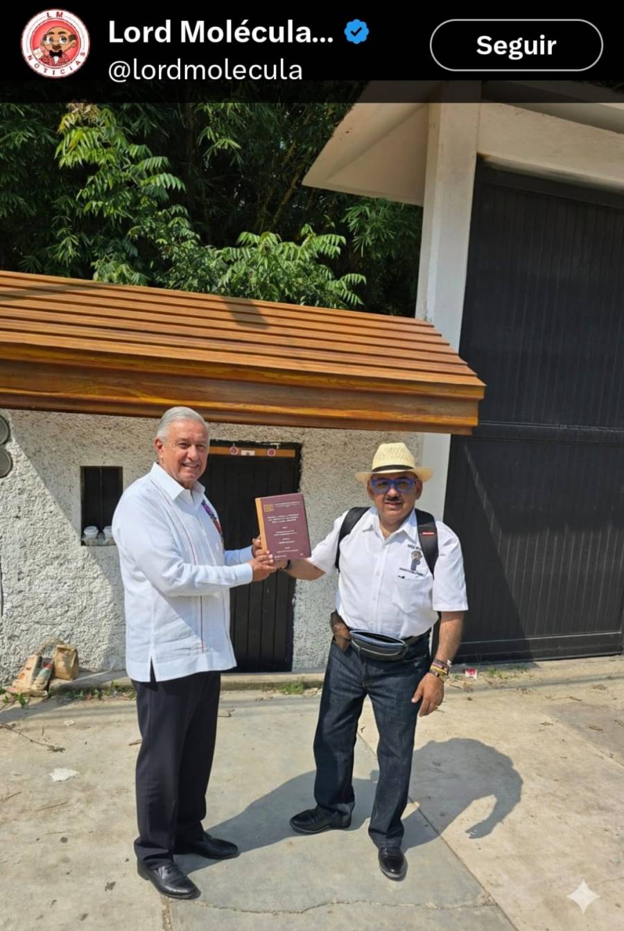 L&oacute;pez Obrador reaparece p&uacute;blicamente en su rancho, en el primer a&ntilde;o de gobierno de Sheinbaum