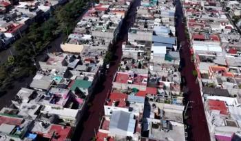 Inundaci&oacute;n en Neza: ¿Por Qu&eacute; Hay Agua Roja en Calles de la Colonia Vicente Villada, Edomex?