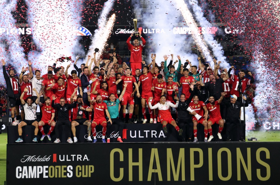 Toluca alza su primera Campeones Cup con dram&aacute;tico triunfo ante Galaxy