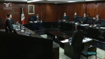 SCJN guarda por primera vez minuto de silencio en memoria de v&iacute;ctimas del 2 de octubre de 1968