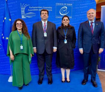 En Asamblea Parlamentaria del Consejo de Europa, diputado Haces Barba resalta importancia de partidos libres para la democracia